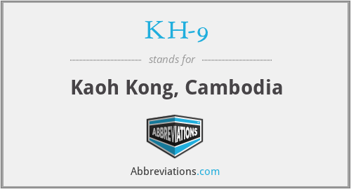 What is the abbreviation for kaoh kong, cambodia?